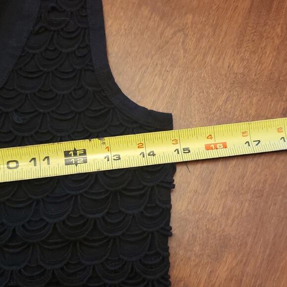 J Crew lace front knit tank top XS Navy Blue - Picture 11 of 12